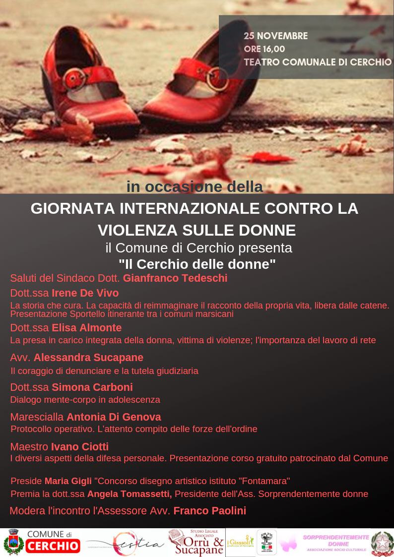 Seminario contro al violenza sulle donne, Comunità Persefone