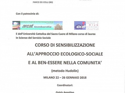 Sensibilizzazione ecologica-sociale e al benessere nella comunità, Milano 2018